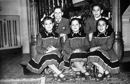 1950: Diligenti Quintuplets